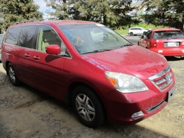 2005 HONDA ODYSSEY EX BURGUNDY 3.5L AT 2WD A16327